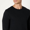 Amazon Essentials Men’s Slim Fit Crewneck Undershirts, Pack of 6(Black)