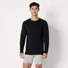 Amazon Essentials Men’s Slim Fit Crewneck Undershirts, Pack of 6(Black)