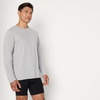 Amazon Essentials Men’s Slim Fit Crewneck Undershirts, Pack of 6(Medium Grey Heather/Navy)