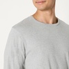 Amazon Essentials Men’s Slim Fit Crewneck Undershirts, Pack of 6(Medium Grey Heather/White)