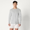 Amazon Essentials Men’s Slim Fit Crewneck Undershirts, Pack of 6(Medium Grey Heather/White)