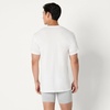 Amazon Essentials Men’s Slim Fit V-Neck Undershirt, Breathable Cotton, Pack of 6(Medium Grey Heather/White)