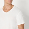 Amazon Essentials Men’s Slim Fit V-Neck Undershirt, Breathable Cotton, Pack of 6(Medium Grey Heather/White)