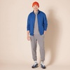 Amazon Essentials Men’s Standard Full-Zip Fleece Mock Neck Midweight Sweatshirt with Pockets(Blue)