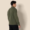 Amazon Essentials Men’s Standard Full-Zip Fleece Mock Neck Midweight Sweatshirt with Pockets(Olive Heather)