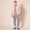 Amazon Essentials Men’s Standard Full-Zip Fleece Mock Neck Midweight Sweatshirt with Pockets(Pink)