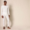 Amazon Essentials Men’s Thermal Waffle Knit Long Johns Underwear Set for Cold Weather, Multipacks(White)