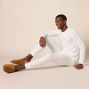 Amazon Essentials Men’s Thermal Waffle Knit Long Johns Underwear Set for Cold Weather, Multipacks(White)