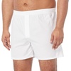 Amazon Essentials Men’s Woven Cotton Boxer Short Underwear (Available in Big & Tall)(White)