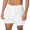 Amazon Essentials Men’s Woven Cotton Boxer Short Underwear (Available in Big & Tall)(White)