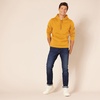Amazon Essentials mens Fleece Pullover Hooded Sweatshirt(Gold)
