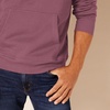 Amazon Essentials mens Fleece Pullover Hooded Sweatshirt(Purple)