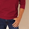 Amazon Essentials mens Fleece Pullover Hooded Sweatshirt(Red)