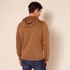 Amazon Essentials mens Fleece Pullover Hooded Sweatshirt(Toffee Brown)