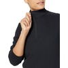 Amazon Essentials mens Lightweight French Terry Quarter-zip Mockneck Sweatshirt(Black)