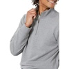 Amazon Essentials mens Lightweight French Terry Quarter-zip Mockneck Sweatshirt(Charcoal Heather)