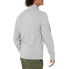 Amazon Essentials mens Lightweight French Terry Quarter-zip Mockneck Sweatshirt(Light Grey Heather)