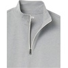 Amazon Essentials mens Lightweight French Terry Quarter-zip Mockneck Sweatshirt(Light Grey Heather)