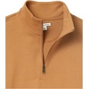 Amazon Essentials mens Lightweight French Terry Quarter-zip Mockneck Sweatshirt(Tan)