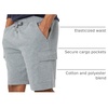 Fleece Cargo Short(Light Grey Heather)