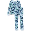Amazon Essentials Boys and Toddlers’ Cotton Blend Thermal Long Underwear Set(Blue Camo)