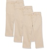Amazon Essentials Boys and Toddlers’ School Uniform Straight-Fit Flat-Front Chino Pants with Adjustable Elastic Waist(Light Khaki Brown)