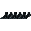 Amazon Essentials Men’s Athletic Ankle Sports Socks, Breathable Cotton Blend, Cushioned Arch Support, 6 Pairs(Black)