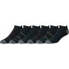 Amazon Essentials Men’s Breathable Low Cut Tab Ankle Socks, Performance Zone, Comfortable Cushion Athletic(Black)