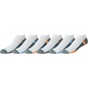 Amazon Essentials Men’s Breathable Low Cut Tab Ankle Socks, Performance Zone, Comfortable Cushion Athletic(White)