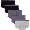 Amazon Essentials Men’s Breathable Ribbed Knit Briefs with Elasticized Waistband, Multipacks(Black/Charcoal/Grey)