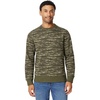 Amazon Essentials Men’s Crewneck Fleece Sweatshirt with Ribbing (Available in Big & Tall)(Abstract Green Camo)