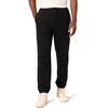 Amazon Essentials Men’s Fleece Sweatpants, Closed Bottom (Available in Big and Tall)(Black)