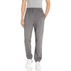 Amazon Essentials Men’s Fleece Sweatpants, Closed Bottom (Available in Big and Tall)(Light Grey Space-dye)