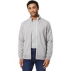 Amazon Essentials Men’s Full Zip Mock Neck French Terry Sweatshirt, Lightweight(Light Grey Heather)