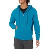 Amazon Essentials Men’s Lightweight French Terry Full-Zip Hoodie(Teal Blue)