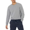 Amazon Essentials Men’s Long-Sleeve Lightweight French Terry Crewneck Sweatshirt(Charcoal Heather)