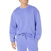 Amazon Essentials Men’s Oversized-Fit Crewneck Sweatshirt (Available in Big & Tall)(Purple Blue)