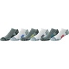Amazon Essentials Men’s Performance Cotton Cushioned Athletic No-Show Breathable Gym Socks with Support, 6 Pairs(Grey Multi)