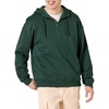 Amazon Essentials Men’s Quarter-Zip Oversized-Fit Hoodie Sweatshirt(Dark Green)