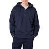 Amazon Essentials Men’s Quarter-Zip Oversized-Fit Hoodie Sweatshirt(Navy)