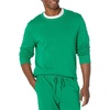 Amazon Essentials Men’s Relaxed Fit Crewneck Sweatshirt, Lightweight Long-Sleeve French Terry (Available in Big & Tall)(Green)