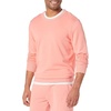 Amazon Essentials Men’s Relaxed Fit Crewneck Sweatshirt, Lightweight Long-Sleeve French Terry (Available in Big & Tall)(Peach)
