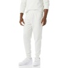 Amazon Essentials Men’s Relaxed Fit Fleece Joggers Sweatpants, Drawstring Waist, Tapered Leg, Ribbed Cuffs, Brushed Interior(Light Grey)