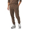 Amazon Essentials Men’s Relaxed Fit Fleece Joggers Sweatpants, Drawstring Waist, Tapered Leg, Ribbed Cuffs, Brushed Interior(Medium Brown)