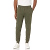 Amazon Essentials Men’s Relaxed Fit Fleece Joggers Sweatpants, Drawstring Waist, Tapered Leg, Ribbed Cuffs, Brushed Interior(Olive)