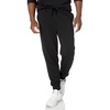 Amazon Essentials Men’s Relaxed Fit Jogger Pants, Lightweight French Terry Loungewear(Black)