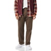 Amazon Essentials Men’s Relaxed Straight Leg Fleece Open Bottom Sweatpant (Available in Big & Tall)(Medium Brown)