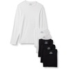 Amazon Essentials Men’s Slim Fit Crewneck Undershirts, Pack of 6(Black/White)