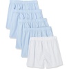 Amazon Essentials Men’s Woven Cotton Boxer Short Underwear (Available in Big & Tall)(Light Blue  Pinstripe)