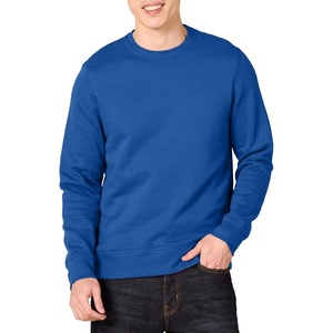 Amazon Essentials Men’s Crewneck Fleece Sweatshirt with Ribbing (Available in Big & Tall)(Blue)